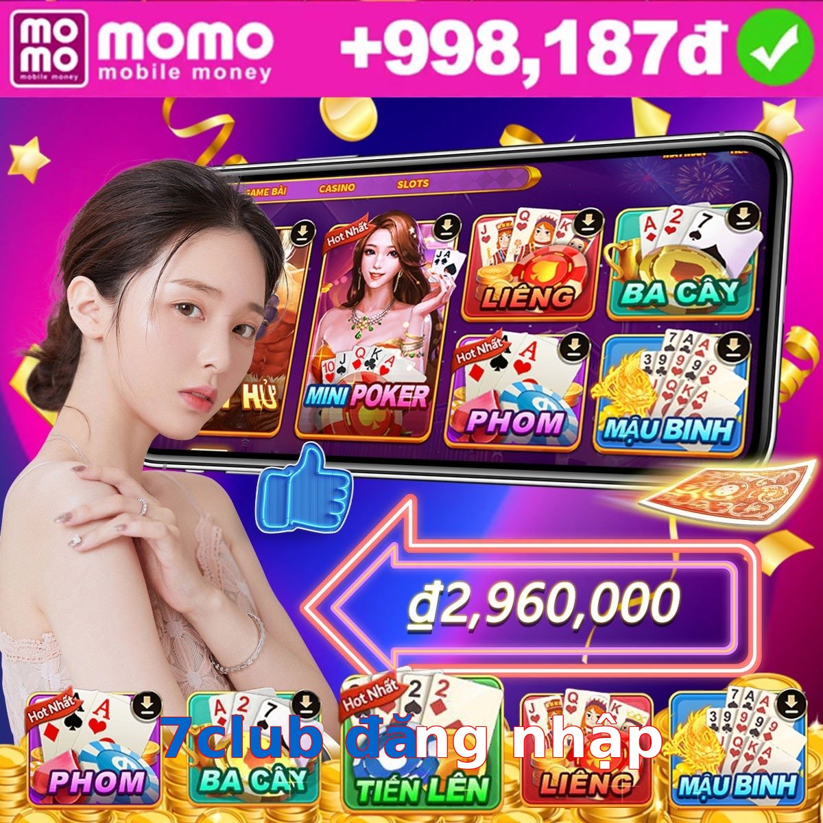 7club đăng nhập
