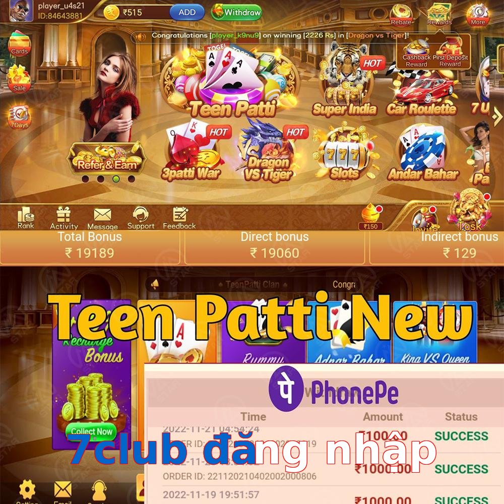7club đăng nhập